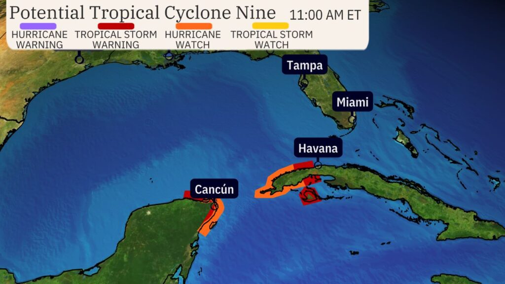 Hurricane storm